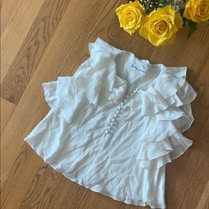 Apiece Apart Ruffle Blouse